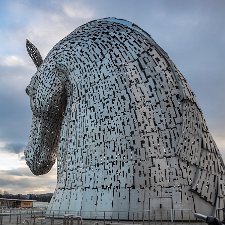 Falkirk The Kelpies The Kelpies are 30-metre-high horse-head sculptures depicting kelpies, standing next to a new extension to the Forth and...